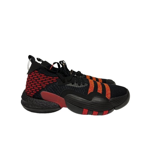 NEW! Trae Young 2 Black Red Atlanta Hawks Basketball Sneakers Men\'s Size 9